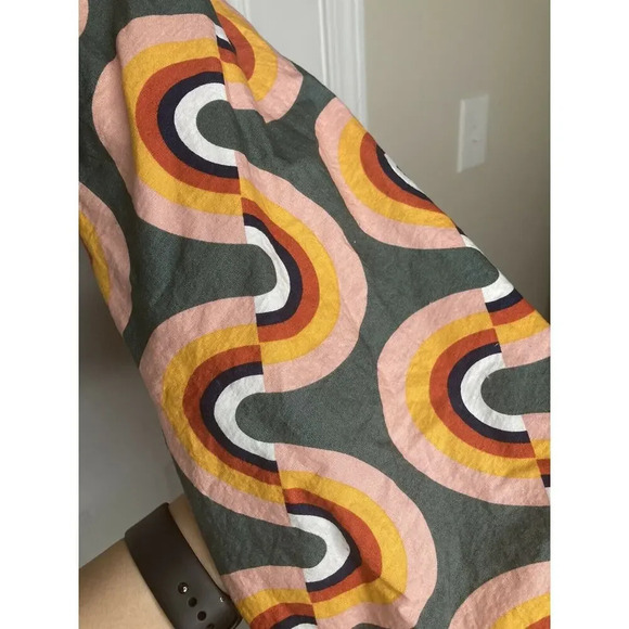 ModCloth “Mod Well” Rainbow sleeveless midi dress Sz 12 - Picture 5 of 9